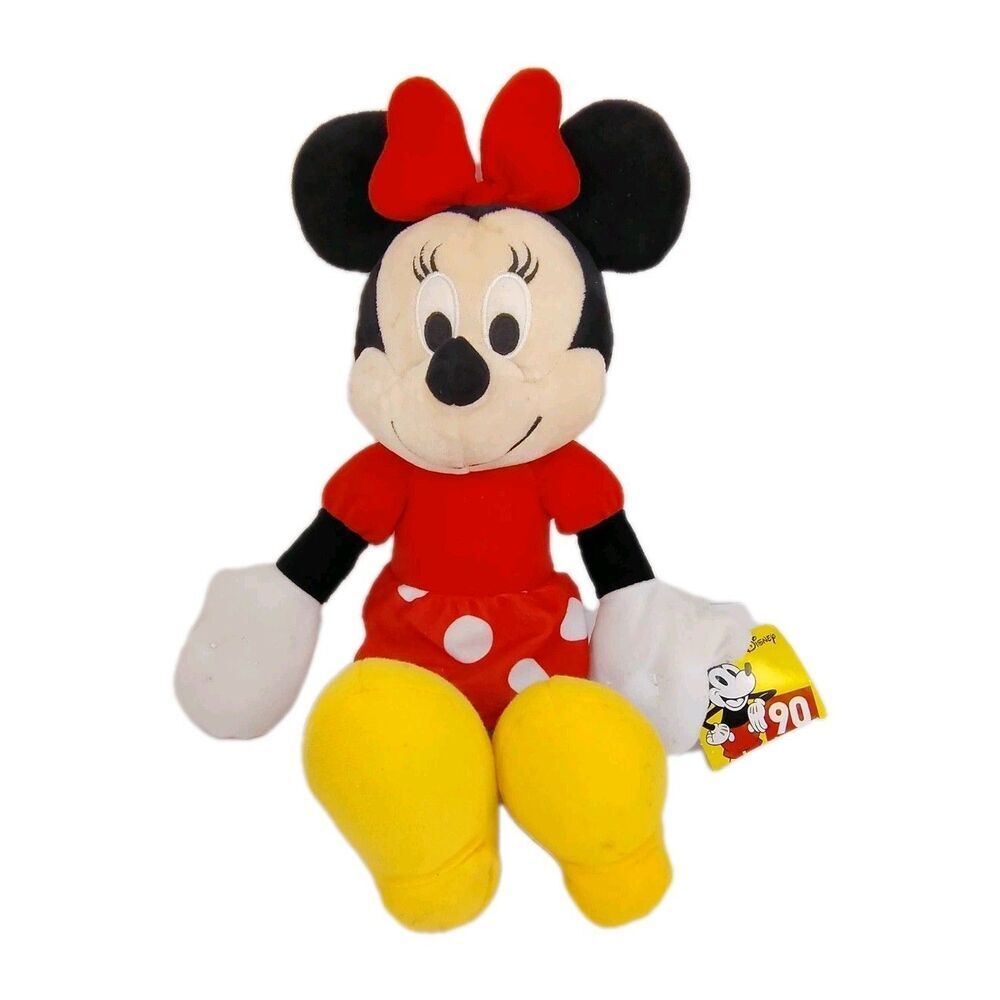 Minnie Mouse Disney 90 Years Kohls Cares 14" Plush Stuffed Toy NWT See Pics
